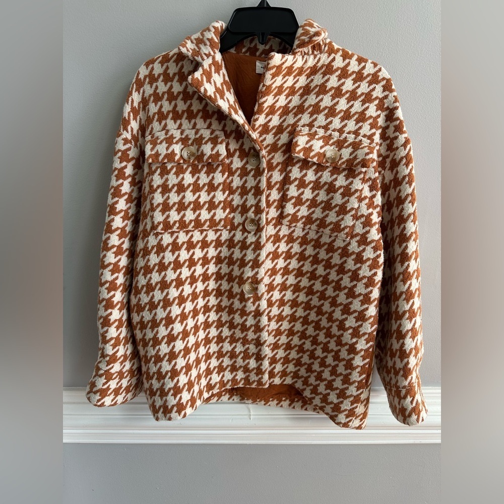 Aureum houndstooth jacket